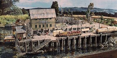 Rail Scale Models: The Wharf at Mudd Creek ~ Boat Pack ~ N Scale