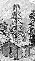 Campbell Pump House HO Scale Model Railroad Building Kit #360 Campbell Pump House HO Scale Model Railroad Building Kit #360