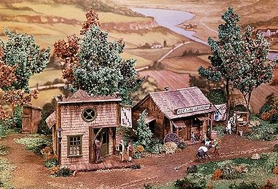 Campbell Kee Ling Laundry & Cigar Store HO Scale Model Railroad Building Kit #365