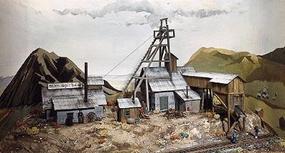 Campbell Silver Spur Mine HO Scale Model Railroad Building Kit #388 Campbell Silver Spur Mine HO Scale Model Railroad Building Kit #388