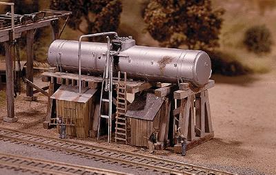 Campbell Fuel Oil Dock HO Scale Model Railroad Building Kit #405