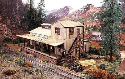 Campbell Richmond Barrel Manufacturing Company HO Scale Model Railroad Building Kit #422