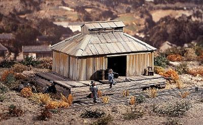 Campbell Freight Storage Shed HO Scale Model Railroad Building Kit #427