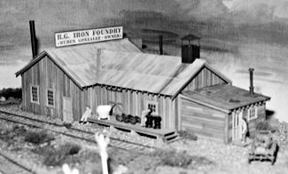Campbell Iron Foundry HO Scale Model Railroad Building Kit #444
