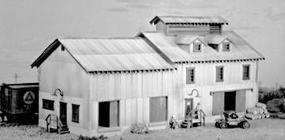 Campbell The Paint Factory HO Scale Model Railroad Building Kit #457 Campbell The Paint Factory HO Scale Model Railroad Building Kit #457