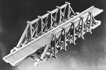 Campbell Thru Timber Bridge N Scale Model Railroad Bridge Kit #760