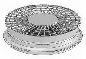 Cannon HO Thinwall Radiator Fan 48'' Flare Top for GP20 (2) Cannon HO Thinwall Radiator Fan 48'' Flare Top for GP20 (2)
