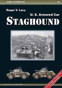 Casemate Armor Photo History 1- US Armored Car Staghound Military History Book #aph1