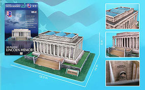Cubic Lincoln Memorial (Washington DC, USA) (42pcs) 3D Jigsaw Puzzle #104 Cubic Lincoln Memorial (Washington DC, USA) (42pcs) 3D Jigsaw Puzzle #104