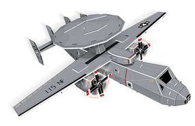 Cubic C2E Hawkeye Plane 3D Foam Puzzle (84pcs) 3D Jigsaw Puzzle #212