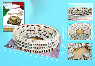 Cubic Roman Colosseum (84pcs) 3D Jigsaw Puzzle #55