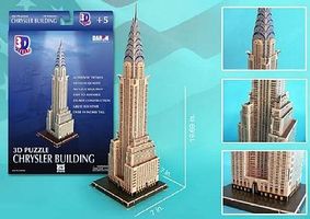 Cubic Chrysler Building (New York, USA) (70pcs) 3D Jigsaw Puzzle #75