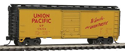 Con-Cor 40 Steel Box Car Union Pacific N Scale Model Train Freight Car #100105