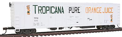 Con-Cor 57 Mechanical Reefer Tropicana Orange Juice HO Scale Model Train Freight Car #1019801