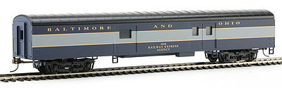 Con-Cor 72 Streamline Baggage Baltimore & Ohio HO Scale Model Train Passenger Car #10203