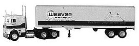 Con-Cor Weaver Popcorn Semi with 40' Trailer Model Railroad Vehicle HO Scale #1022 Con-Cor Weaver Popcorn Semi with 40' Trailer Model Railroad Vehicle HO Scale #1022