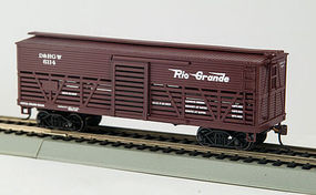 Con-Cor OT Cattle Car Denver & Rio Grande Western HO Scale Model Train Freight Car #1052031 Con-Cor OT Cattle Car Denver & Rio Grande Western HO Scale Model Train Freight Car #1052031