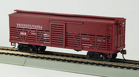 OT Cattle Car Pennsylvania RR HO Scale Model Train Freight Car #1052032