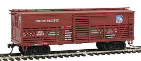 Con-Cor OT Cattle Car Union Pacific HO Scale Model Train Freight Car #1052035 Con-Cor OT Cattle Car Union Pacific HO Scale Model Train Freight Car #1052035