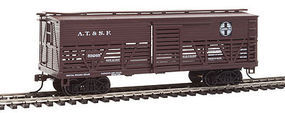Con-Cor OT Cattle Car ATSF HO Scale Model Train Freight Car #1052038 Con-Cor OT Cattle Car ATSF HO Scale Model Train Freight Car #1052038