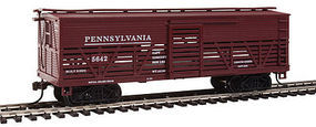Con-Cor OT Cattle Car Pennsylvania RR #2 HO Scale Model Train Freight Car #1052092 Con-Cor OT Cattle Car Pennsylvania RR #2 HO Scale Model Train Freight Car #1052092
