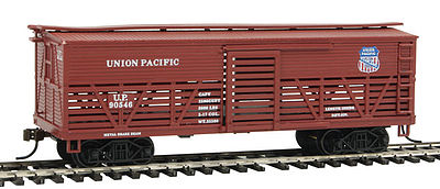 Con-Cor OT Cattle Car Union Pacific HO Scale Model Train Freight Car #1052095