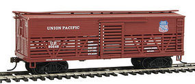 Con-Cor OT Cattle Car Union Pacific HO Scale Model Train Freight Car #1052095 Con-Cor OT Cattle Car Union Pacific HO Scale Model Train Freight Car #1052095