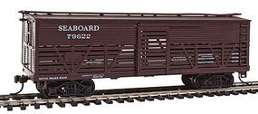 Con-Cor OT Cattle Car Seaboard #2 HO Scale Model Train Freight Car #1052099