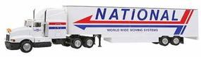 Con-Cor 48' Trailer National Van Lines HO Scale Model Railroad Vehicle #1072 Con-Cor 48' Trailer National Van Lines HO Scale Model Railroad Vehicle #1072