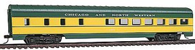 72' Streamlined Diner Chicago North Western HO Scale Model Train Passenger Car #11016