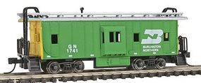 Con-Cor Bay Window Caboose Burlington Northern N Scale Model Train Freight Car #125303 Con-Cor Bay Window Caboose Burlington Northern N Scale Model Train Freight Car #125303