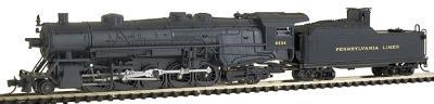Con-Cor USRA Heavy 2-10-2 Standard DC Pennsylvania #9634 N Scale Model Train #13921