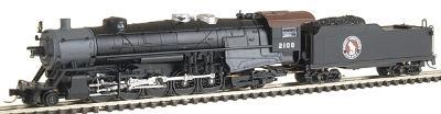 Con-Cor USRA Heavy 2-10-2 Standard DC Great Northern #2108 N Scale Model Train #13925