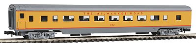 Con-Cor 85 Smooth Side Psngr Coach Milwaukee N Scale Model Train Passenger Car #1400125