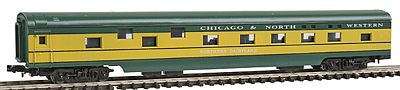 Con-Cor 85 Pullman Car Chicago & North Western N Scale Model Train Passenger Car #1401120