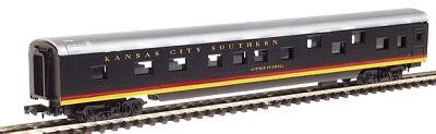 Con-Cor 85 Streamlined Pullman Sleeper Kansas City Southern N Scale Model Train Passenger Car #140127