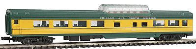 Con-Cor 85 Dome Car Chicago & North Western N Scale Model Train Passenger Car #1406120