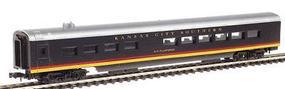 Con-Cor 85' Streamlined Smoothside Diner Kansas City Southern N Scale Model Passenger Car #140727 Con-Cor 85' Streamlined Smoothside Diner Kansas City Southern N Scale Model Passenger Car #140727