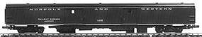 Con-Cor 85' Streamlined Smoothside Baggage Norfolk & Western N Scale Model Train Baggage Car #140812