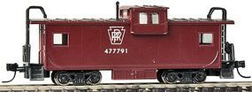 Con-Cor Extended-Vision Caboose Pennsylvania Railroad N Scale Model Train Freight Car #14152 Con-Cor Extended-Vision Caboose Pennsylvania Railroad N Scale Model Train Freight Car #14152