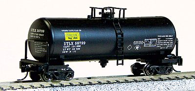Con-Cor 40 Funnel-Flow Tank Car UTLX #58799 N Scale Model Train Freight Car #14395
