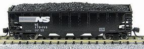 Con-Cor 75-Ton 4-Bay Open Hopper with Load Norfolk Southern N Scale Model Train Freight Car #14488 Con-Cor 75-Ton 4-Bay Open Hopper with Load Norfolk Southern N Scale Model Train Freight Car #14488
