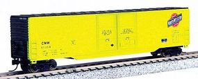 Con-Cor Greenville 60' Double-Door Boxcar Chicago & North Western N Scale Model Freight Car #14602 Con-Cor Greenville 60' Double-Door Boxcar Chicago & North Western N Scale Model Freight Car #14602