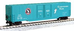 Con-Cor Greenville 60' Double-Door Boxcar Great Northern N Scale Model Train Freight Car #14604 Con-Cor Greenville 60' Double-Door Boxcar Great Northern N Scale Model Train Freight Car #14604