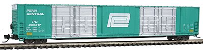 Con-Cor 85 8-Door Hi-Cube Boxcar Penn Central N Scale Model Train Freight Car #14632