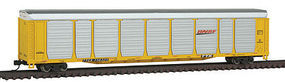 Con-Cor Tri-Level Autorack BNSF#3 N Scale Model Train Freight Car #14743 Con-Cor Tri-Level Autorack BNSF#3 N Scale Model Train Freight Car #14743