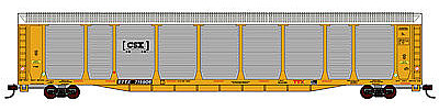 Con-Cor Tri-Level Auto Rack CSX TTGX #715906 N Scale Model Train Freight Car #14756