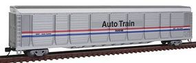 Con-Cor Tri-Level Auto Rack Amtrak #9087 N Scale Model Train Freight Car #14760