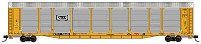 Con-Cor Tri-Level Auto CSX #4 N Scale Model Train Freight Car #14783