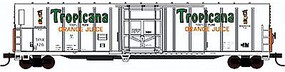 Con-Cor 57' Mechanical Reefer Tropicana Orange Juice #3 N Scale Model Train Freight Car #14834 Con-Cor 57' Mechanical Reefer Tropicana Orange Juice #3 N Scale Model Train Freight Car #14834